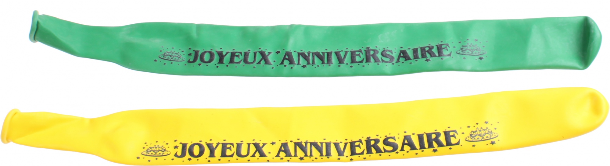 Amscan Balloons Joyeux Anniversaire 1 Cm Green Yellow 2 Pieces Internet Toys