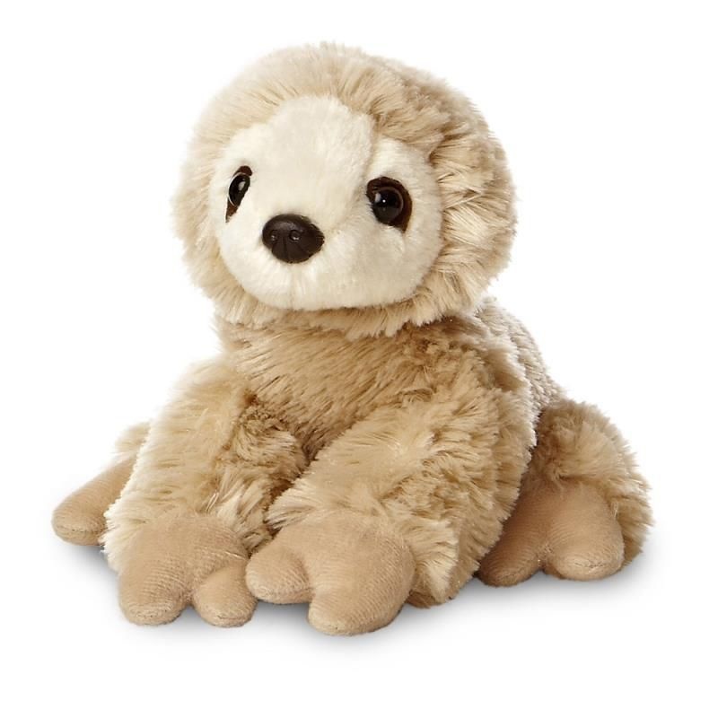 cuddly sloth teddy