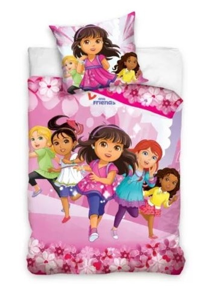 Carbotex Duvet Cover Dora Pink 160 X 200 Cm Internet Toys