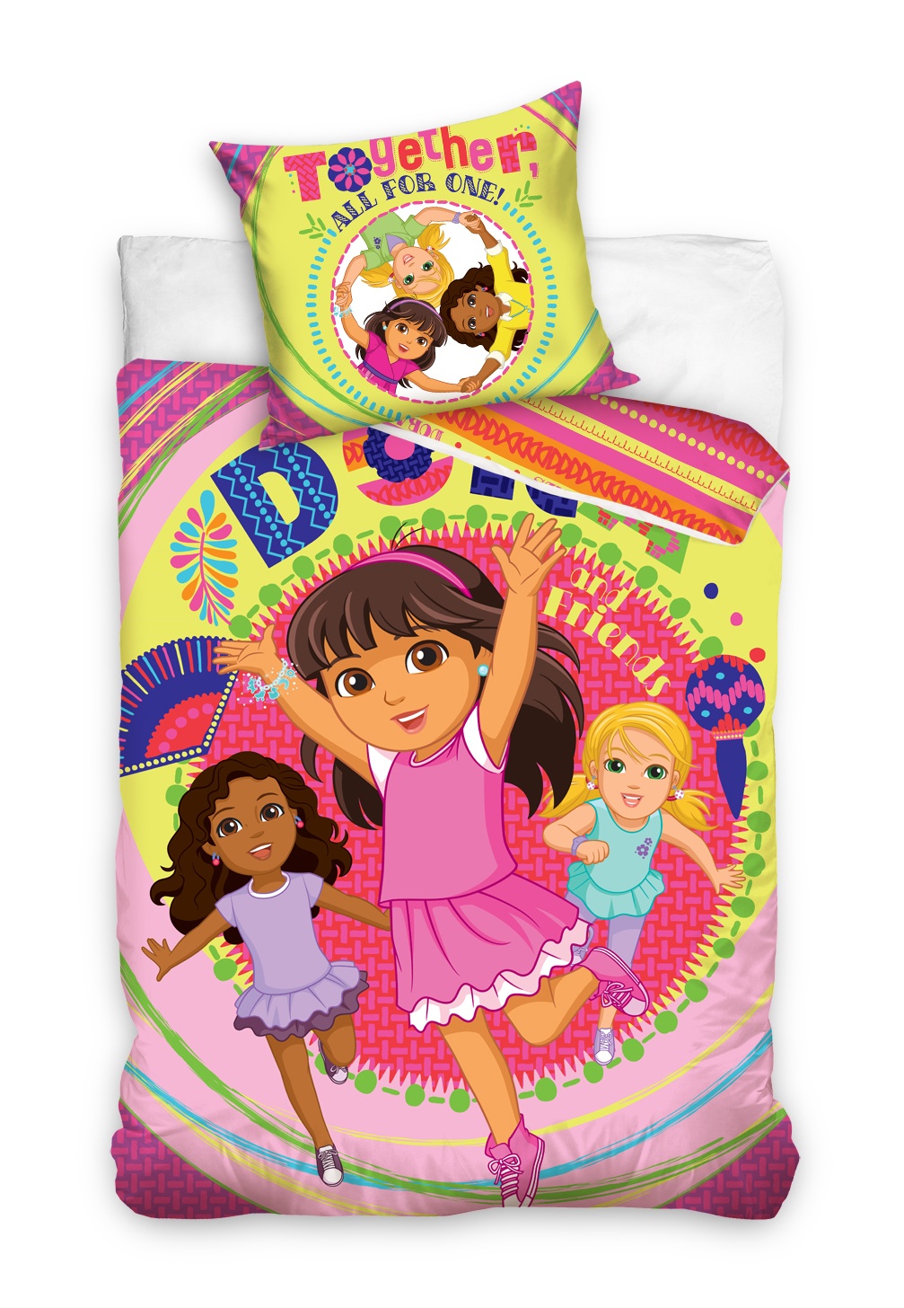 Carbotex Duvet Cover Dora Together 140 X 200 Cm Internet Toys