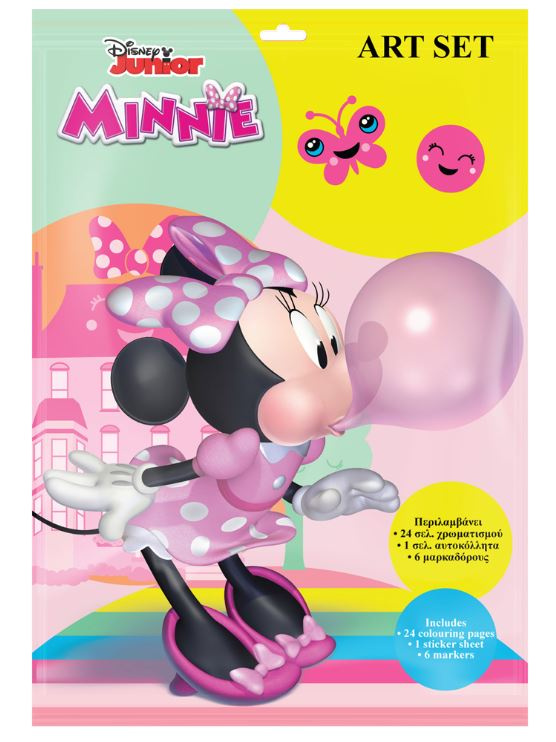 Disney Livre De Coloriage Minnie Filles Papier Rose 26 Pcs Internet Toys