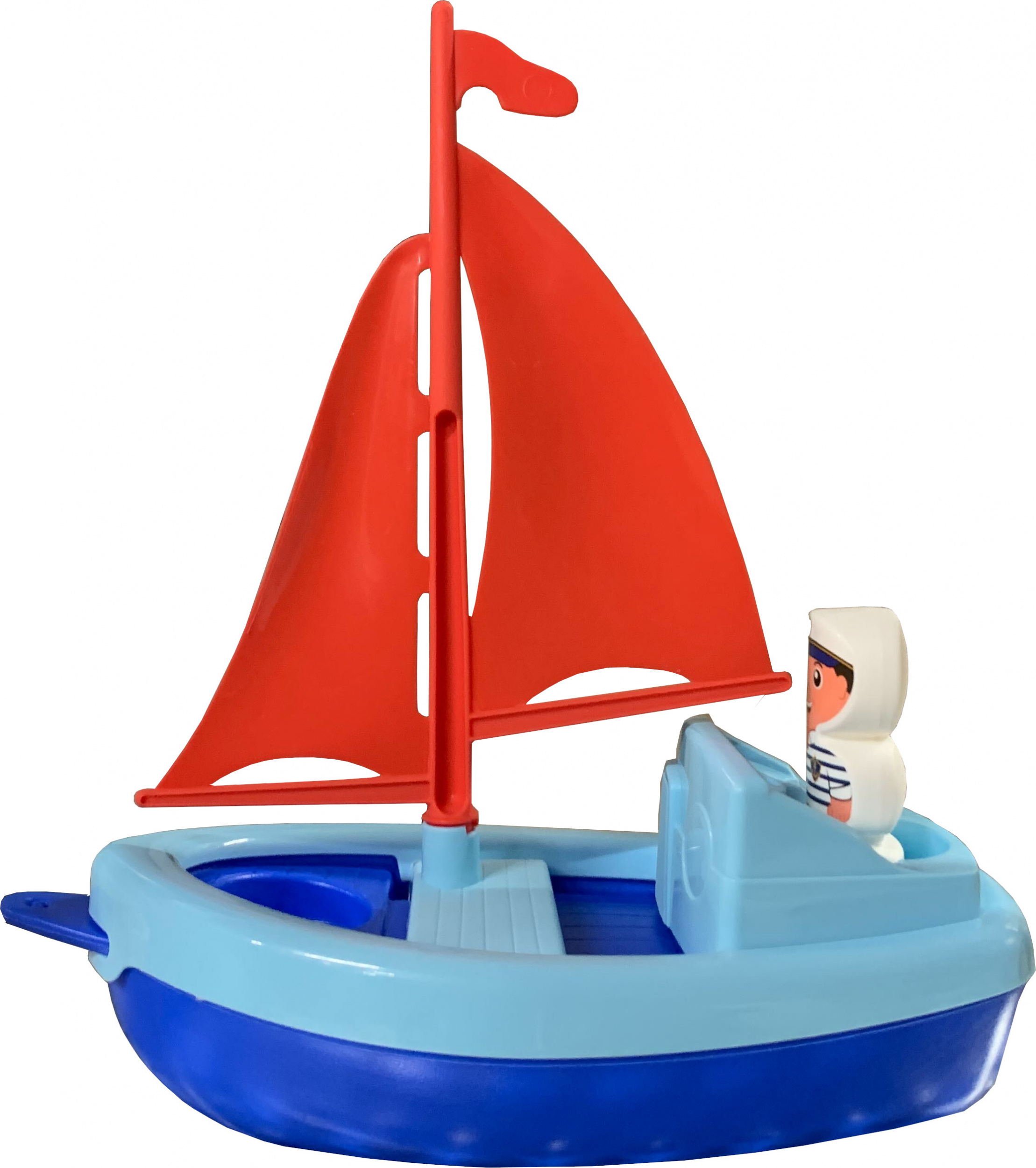 Ecoiffier boot met figuur blauw 22 cm 153726 20200831110617