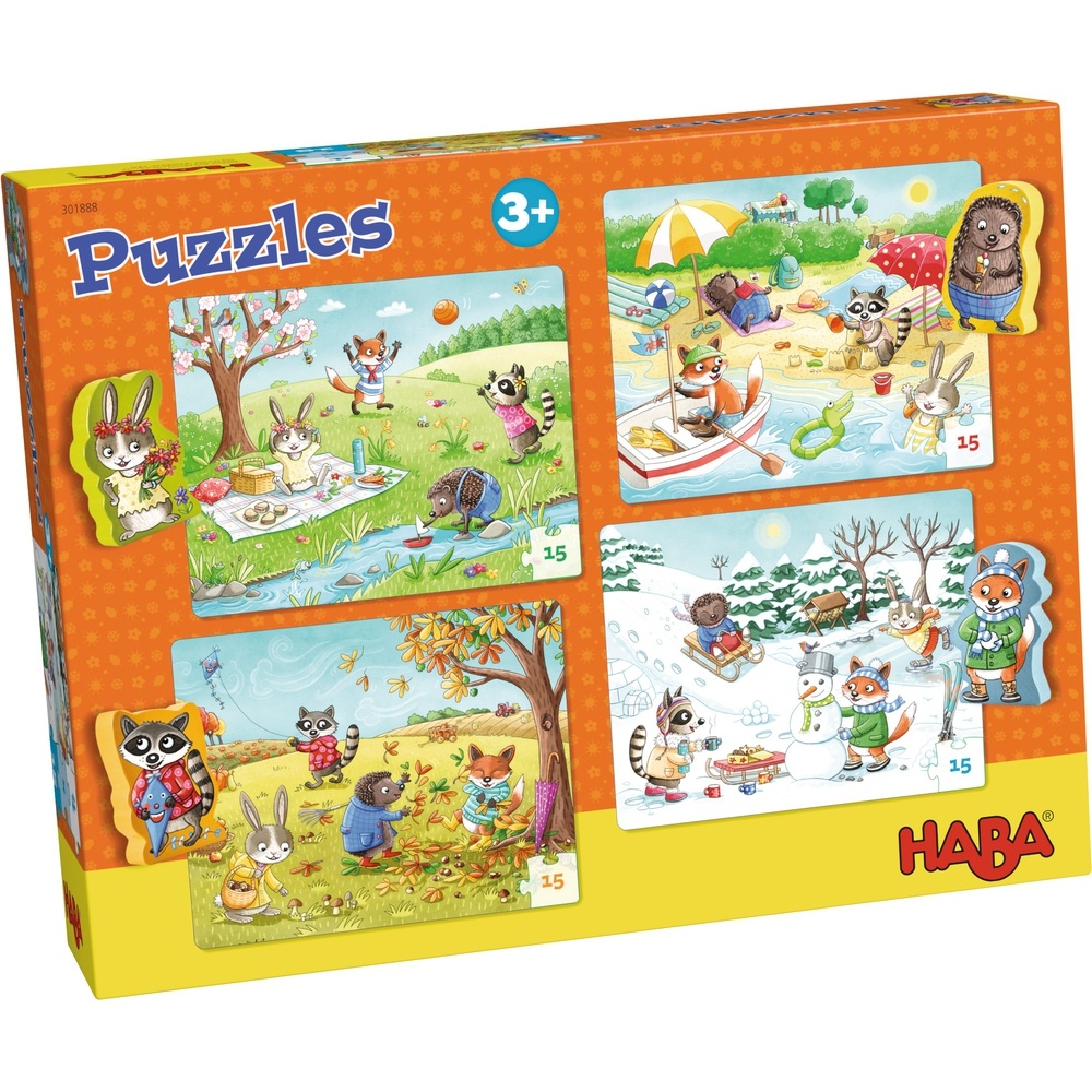 Haba Children S Jigsaw Puzzle The Seasons 8 Piece Internet Toys