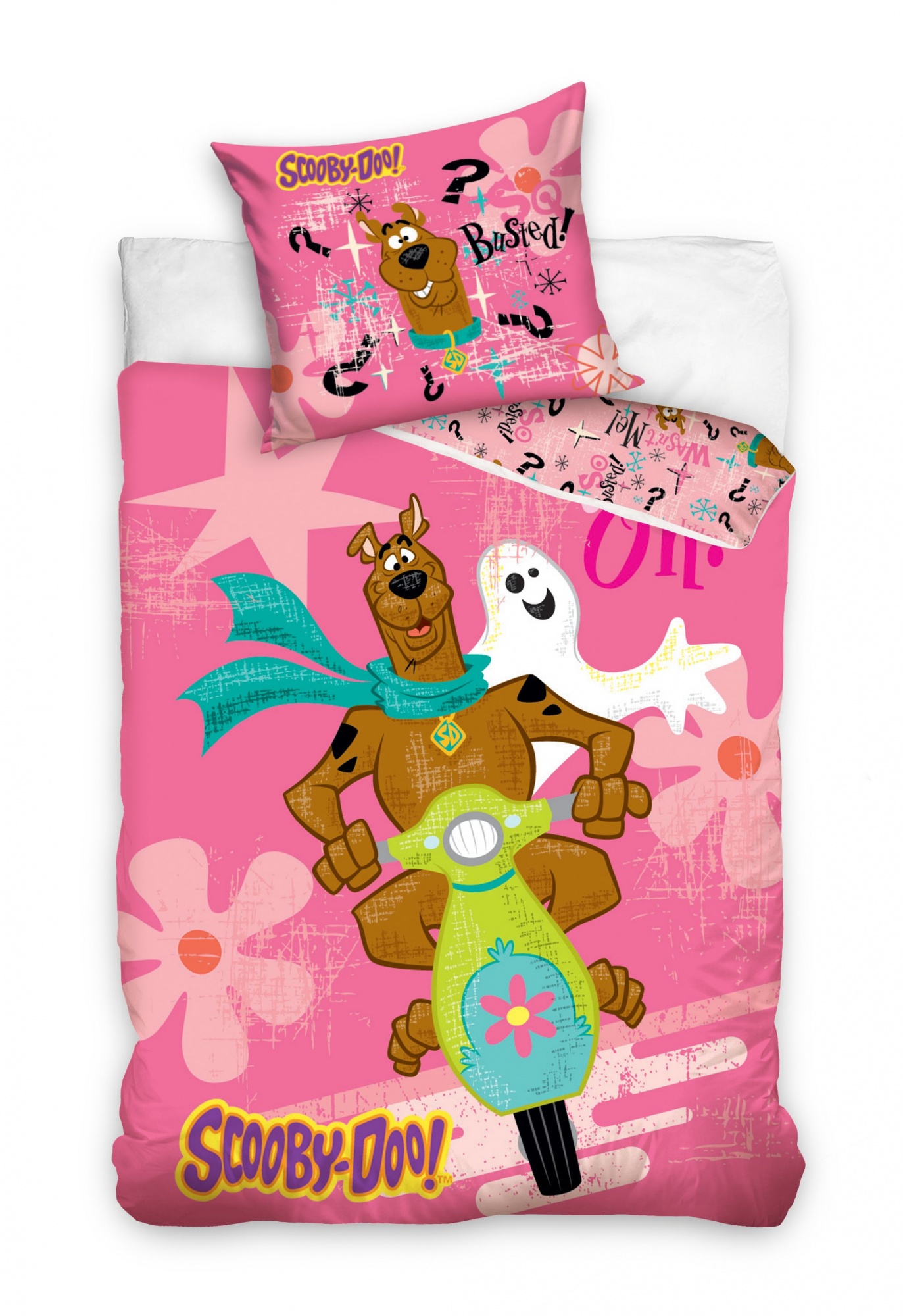 Scooby Doo Duvet Cover Girls Pink 140 X 200 Cm Internet Toys