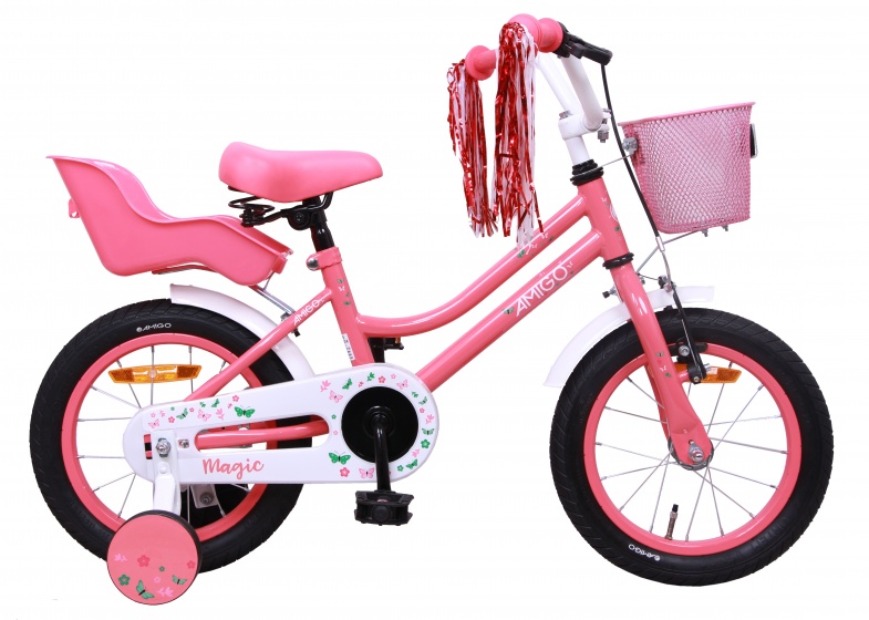 14 inch girls bike with basket