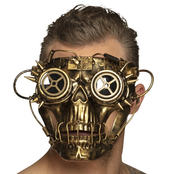 Boland Gesichtsmaske Steampunk Manner Gold Einheitsgrosse Internet Toys