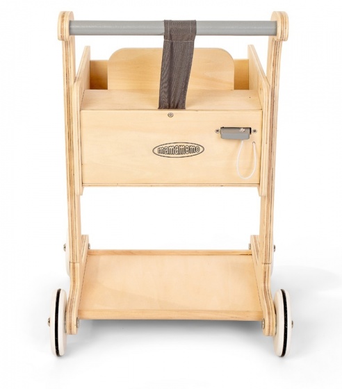 Mamamemo Chariot Avec Siege Enfant En Bois 51 X 38 X 35 Cm Internet Toys