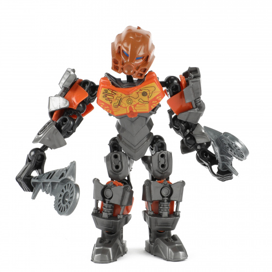 grey and orange transformer