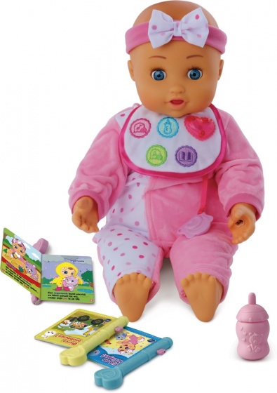 Vtech Little Love Baby Doll Eva S First Words 40 Cm Pink Internet Toys